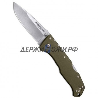 Нож Working Man 4116 Stainless Blade, OD Green GFN Handle Cold Steel складной CS 54NVG